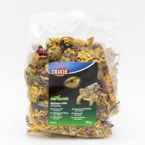 2X Trixie 76394 Blüten-Mix für Reptilien, 2x75 g = 150 g