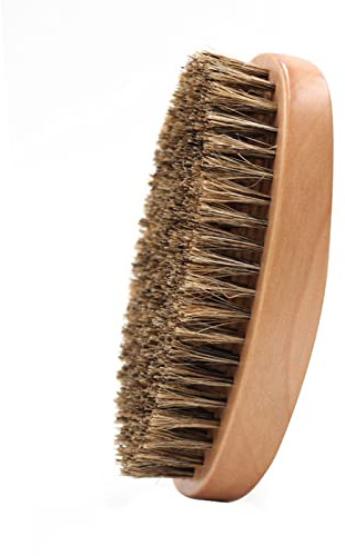 1Pcs Beard Brush Beard Straightener Brush with Premium Wood Handle Brush Beard Cleaning Tool Gift for Men