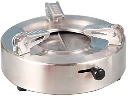 Mini réchaud à alcool, portable de camping, cuisinière à alcool, brûleur d'alcool, brûleur d'alcool, brûleur d'alcool, réchaud à l'alcool, réchaud en acier inoxydable, pour l'intérieur, extérieur,
