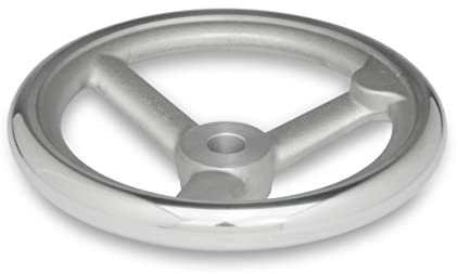 Ganter Normelemente | Handrad Aluminium | DIN 950-AL-250-B26-A | Durchmesser d1: 250mm; Bohrung d2: 26mm