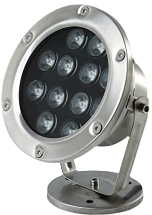 DAOTEX Faretto Subacqueo LED Luci Subacquee IP68 Impermeabile Basso Voltaggio 12/24V Acciaio Inox Faretti A Fontana Sommergibile per Stagni Piscina Cascata Giardino Illuminazione del Paesaggio (Color