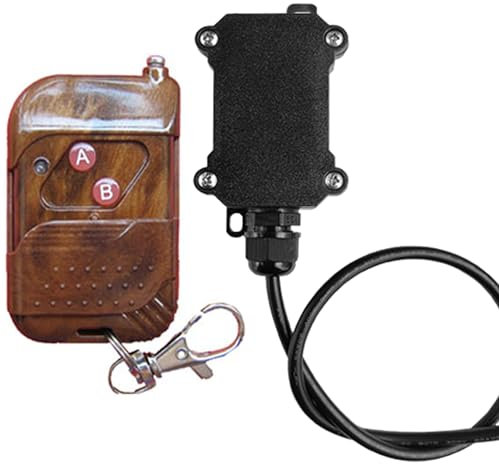 6 canales inalámbrico DC 12 V 24 V interruptor de control remoto control de acceso mando a distancia puerta de carretera luz motor ventilador interruptor inalámbrico con mando a distancia industrial