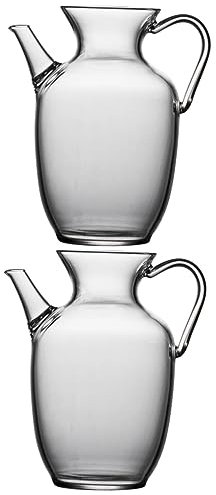 Garneck 2pcs Heat Resistant Glass Teapot Tea Pot Filter Small Kettle Heat Resistant Tea Pot for Home Office