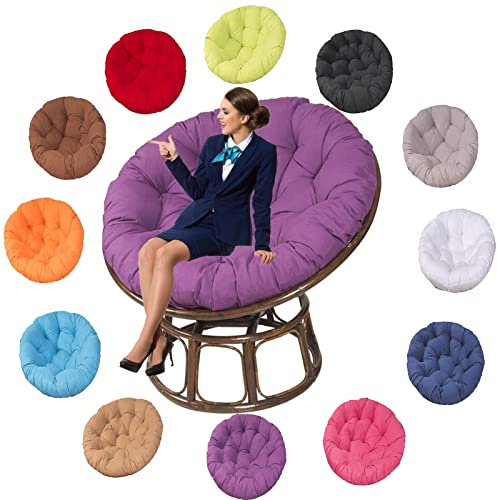 Wasserdichtes Outdoor-Schaukelkissen, extra groß, bequemes Sitzkissen für Garten, Balkon und Wohnzimmer, Bodenkissen, Wurfkissen, 80 x 80 cm