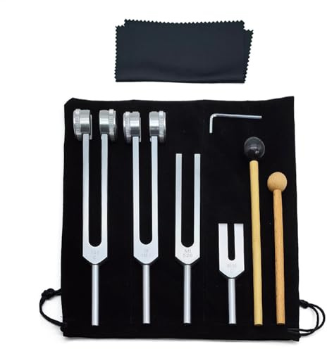 128 Hz Stimmgabel, Heilinstrument, Vamend 128 Hz – Heilinstrument | Benutzer, Yoga, Anfänger und erfahrene Benutzer, Mehrzweck-Heilinstrument aus Aluminiumlegierung für Meditation