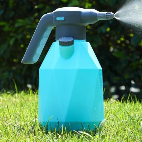 Bottiglia spray elettrica, bottiglie spray in polipropilene, con indicatore del livello dell'acqua visibile, con porta di ricarica a prova di spruzzi, con ugello regolabile, per la cura delle piante