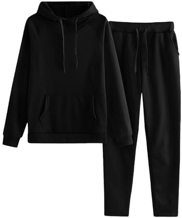 womens co ord sets Two Piece Outfit Women Tracksuit Womens Co Ord Sets Long Sleeve Hoodies Sweatpants Loungewear Women's Tracksuits Pockets Sweatshirt Pants Workout Outfits Activewear
