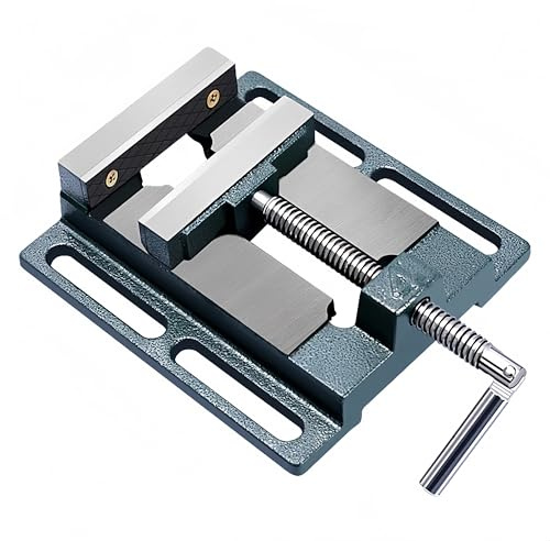6in Drill Press Vise High Precision Pillar Drill Press Vice Workshop Clamp Hand Clamp Vice for Woodworking Drilling Machine (6inch)