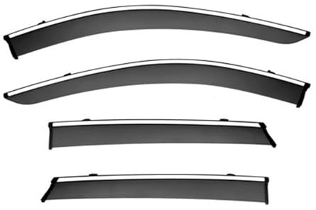 Awqmx Regenschutz Autofenster Für Dongfeng T5 EVO 2020-2025 Fenster Visier Windabweiser Tür Vent Shades Chromstreifen(T5 evo B)