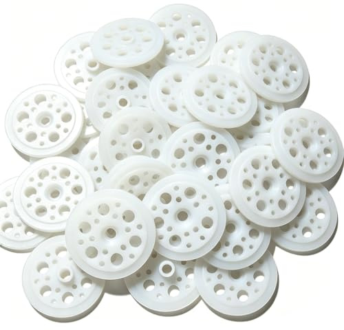 200 Pcs Rondelles en Plastique pour Panneau Isolant, Rondelle Plate de Fixation de Panneaux de Mousse, Cheville Isolation Extérieure pour Répartition de Charge et Support Mural