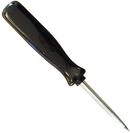 STEINLE R80 Reißnadel aus Hartmetall 150 mm mit Kunststoffgriff Schwarz