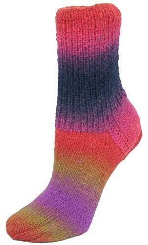Sockenwolle Rellana Flotte Socke Kolibri Fb. 6215 schoener langer Farbverlauf