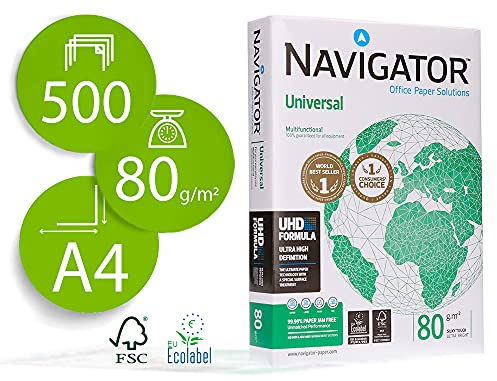 Navigator Universal – A4, 80 g/m², 500 feuilles, blanc