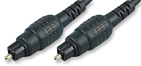 PRO SIGNAL - TOSLink Optical Audio Lead with 4mm Cable, 1m Black
