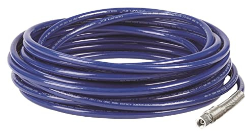 Graco DuraFlex 247340 Airless-Schlauch, 1/4 Zoll x 15m | Geringes Aufrollgedächtnis, leitfähiger Kern, verlängert die Reichweite für Magnum & Graco Geräte