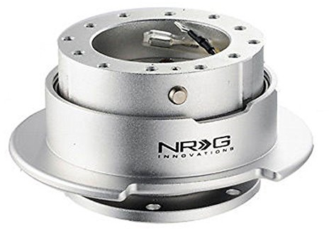 NRG Innovations SRK-250SL Quick Release Kit (Silver/Silver Ring),Gen 2.5