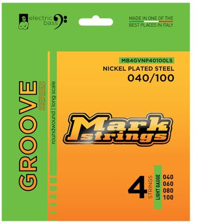 Markbass Groove Series Strings 40/100 - Set di corde per basso a 4 corde