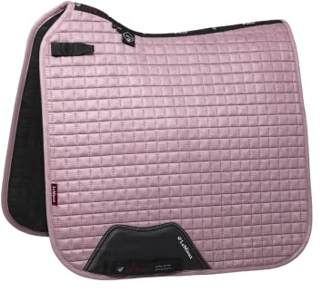 LeMieux Dressage Suede Square Saddle Pad - Saddle Pads for Horses - Equestrian Riding Equipment and Accessories (Musk - Small/Medium)
