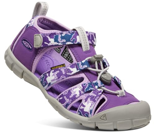 KEEN Seacamp 2 Cnx Sandaler Unisex – Barn, Camo Tillandsia lila, 39 EU