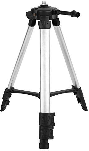 Professional Trípode Para Láseres Y Niveles, Ligero Tripod De Aluminio 3 Vías Portátil Soporte Iluminación Movil Ajustable Dispositivos Medición Inclinómetro Láser Cabezal Inclinable Multipropósito