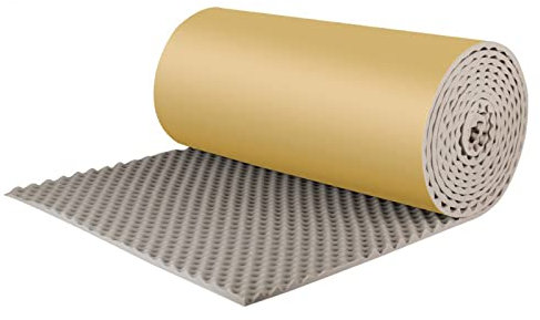HARICSET 5cm Dick Akustikschaumstoff Noppenschaumstoff Akustik Schaumstoff Ideal für Tonstudio, Fernsehzimmer, Kinderzimmer, Büro und Podcast(Color:Grau)