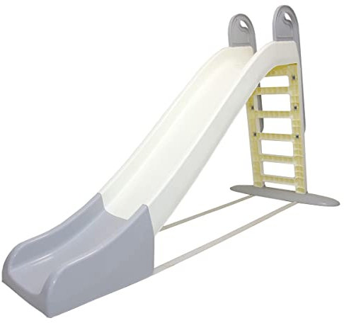 Gliss Große Rutsche für den Außenbereich, mit Rutsche, 240 cm, für Kinder, Weiß