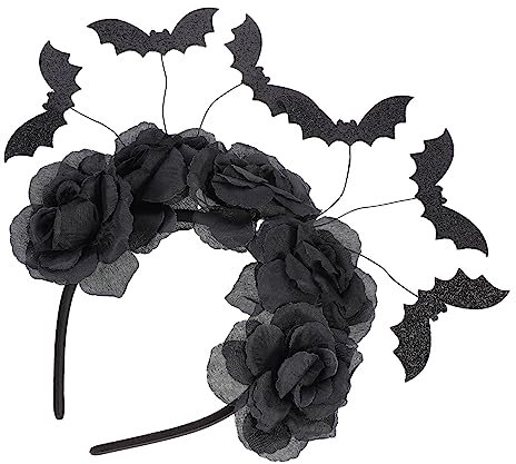MAGICLULU 3-teiliger Detaillierter Kopfschmuck Mit Spinnen- Und Rosenblüte Stilvolles Stirnband Für Halloween-kostüme Und Partys
