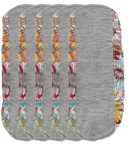 Assorbenti Mestruali in Tessuto Lavabile, Assorbenti Femminili Lavabili Traspiranti in Cotone Deodorante per la Vita Quotidiana delle Donne (MSH0025)