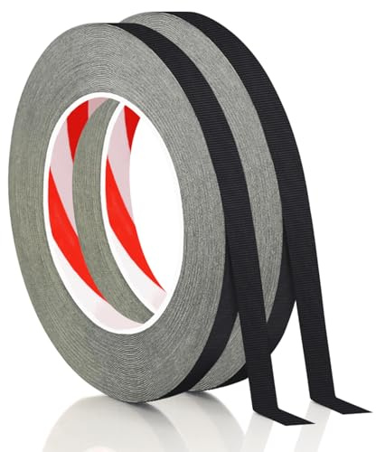 2 Stück 15mm x 30m Isolierband Schwarz, Wasserdicht Elektrisches Isolierband, Selbstklebendes Isolierband, Elektriker Klebeband Schwarz Zum Isolieren,Reparieren und Bündeln selbstverschweißendes