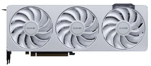 WEELIAO Carte Graphique GUNNIR Intel Arc B580 12 Go Photon OC Black GDDR6 2850 MHz Triple Fan (192 Bits, PCI-Express 4.0 x8, HDMI/DisplayPort, Prend en Charge la 4K) (Blanche)