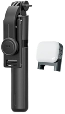 Wireless Selfie Stick, retráctil Smartphone Tripod, Small Tripod Stand, Portable Live Photo Tripod, 360 grados Rotatable Tripod, Travel Tripod Stand, Wireless Tripod for Phone, Outdoor Scenery