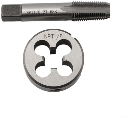 NPT Tool High Performance 1/8 NPT Gewindebohrer & Schneideisen Set 1/8-27 NPT/Z Rechtsgewinde-Set für Profis