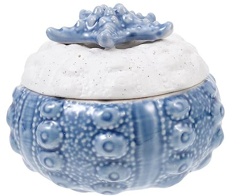 BESPORTBLE Réservoir De Stockage De Style Marin Bol à Vapeur Étanche Avec Couvercle Pot à Soupe Céramique Bleu
