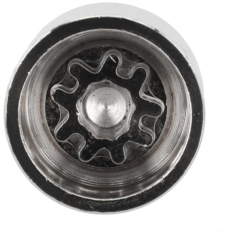 BEAZOOM Seguridad para la tuerca de la rueda de bloqueo principal Perno de llave antirrobo para el adaptador de tuerca de lengüeta de bloqueo de neumáticos, manga de metal de bronce (B)