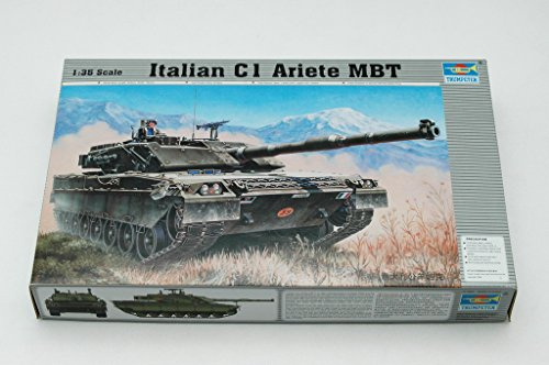 Trumpeter 00332 Modellbausatz Italienischer Panzer C-1 Ariete, Mittel, Verschieden