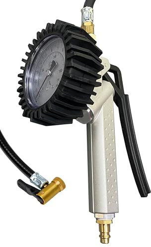 Reifenfüller geeicht 0-12 bar mit Hebelstecker/Profi/Industrieausführung