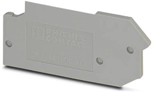 PHOENIX CONTACT DP-UKK 3-MSTB-5.08 Distanzplatte zum Ausgleich von Stockwerksversetzungen, 5.08mm Rastermaß, 50mm Länge, 2.5mm Breite, 1 Polzahl, Grau, 50 Stück