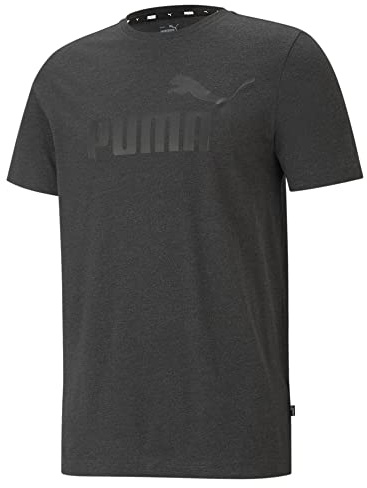PUMA Ess Heather Tee Maglietta, Dark Gray Heather, XXL Uomo