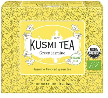 Kusmi Tea Thé Vert Au Jasmin Bio, 20 unité