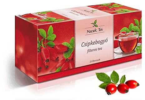 Mecsek Rosehip Natural Premium Herbal Tea – Rosae Pseudo Fructus - 25 Teabags