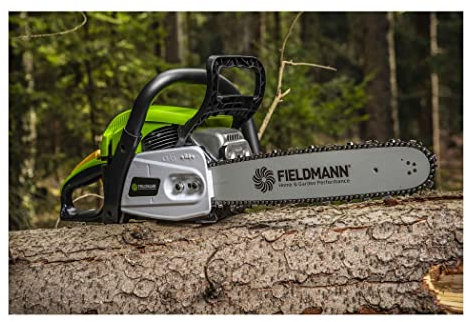 FIELDMANN Benzin-Kettensäge, 405 mm, Stangenlänge, 2,40 kW. Ausgangsleistung