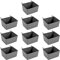 Pyatofly Caja para Panel Perforado 10 Piezas, Kit Contenedor para Panel Perforado, Organizador para Cesta Perforada, Accesorios para Panel Perforado, Piezas para Herramientas Organización
