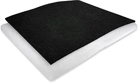 Universal Dunstfilter & Fettfilter für Dunstabzugshauben | Individuell zuschneidbare Filterplatte | Flachfilter Top Filterqualität Made in Germany Öko-Tex zertifiziert (2 Filter)