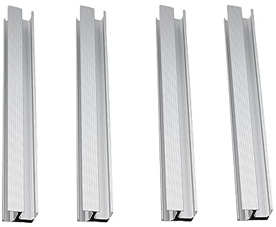 Dachhalterung Solarmodul PV Montageschiene 30cm,Befestigung Solarpanel,Aluschienen für PV Modul 4 Stück,Halterung für Solar Ziegeldach,Balkonkraftwerk Befestigung Ziegeldach Set