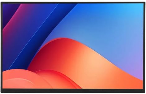 Annadue Pantalla Portátil HD 2K, Monitor Externo Plug and Play de 13,3 Pulgadas con Soporte, Puerto Tipo C, 3 Modos, para Teléfono Portátil para Switch