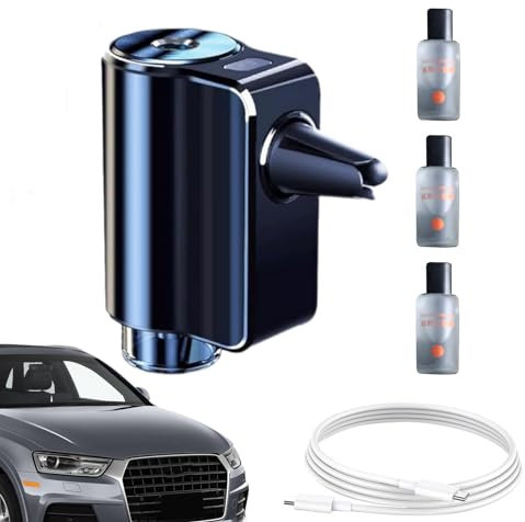 Difusor de aromaterapia para Coche, ambientador Inteligente Ajustable de 3 Modos, atomizador de aceites de Fragancia Natural, difusor de Inteligente para vehículos, Mejora la Experiencia de