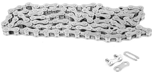 plplaaoo Eingeschwindigkeitsrad Fahrradkette Edelstahl Anti -Rost Outdoor 1 2x1 8 Zoll 104 Glieder