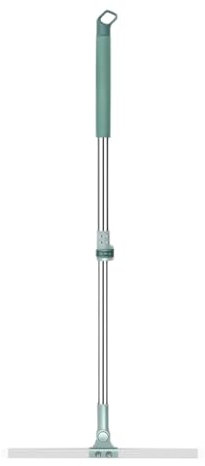 Scopa in silicone, strumento per spazzare i capelli, manico retrattile regolabile, 35 cm, lavavetri compatto, ideale per soggiorno, camera da letto, hotel, cucina e bagno