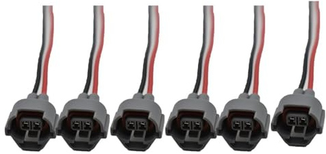 Iniezione Benzina Per M&Itsubishi Per Montero 1998-2003 OEM 195500-3170 1955003170 MD332733 Tappo 6 Pezzi Ugello Spruzzatore Carburante Iniettore(Plug*6)