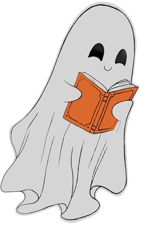 Marque-page d'Halloween - Nouveauté en forme de fantôme - Transparent - Pour lecteurs, romans, famille, amis, Décoration d'apprentissage d'Halloween